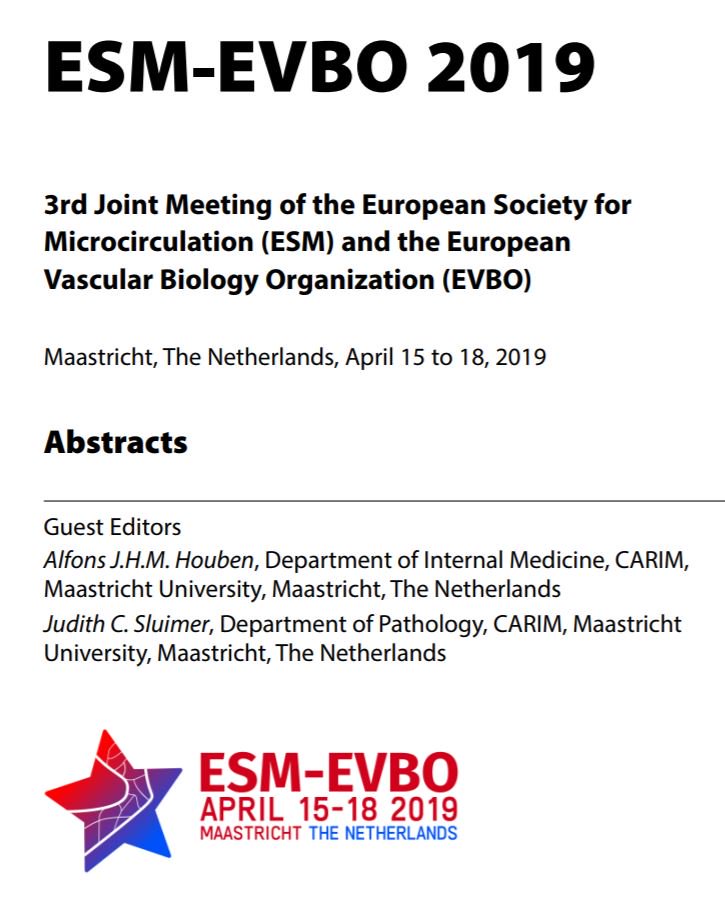 The abstracts of <a href="/ESMEVBO2019/">ESM-EVBO2019</a> are now online at
karger.com/Journal/Issue/…

See you soon in Maastricht!
 #ESMEVBO2019