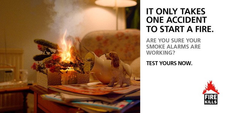 Test your alarm! #firekills
