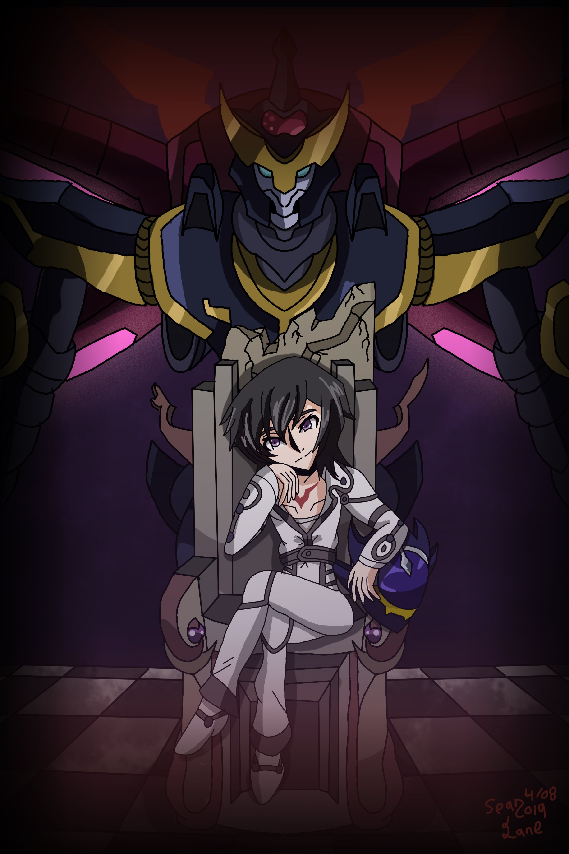 Sean Dm For Commissions Are Open My Entry To Deviantart S Code Geass Lelouch Of The Re Surrection Revival Fan Art Contest Think It Looks Pretty Cool Codegeass Codegeasslelouchoftheresurrection Codegeassfanart Commissions Are