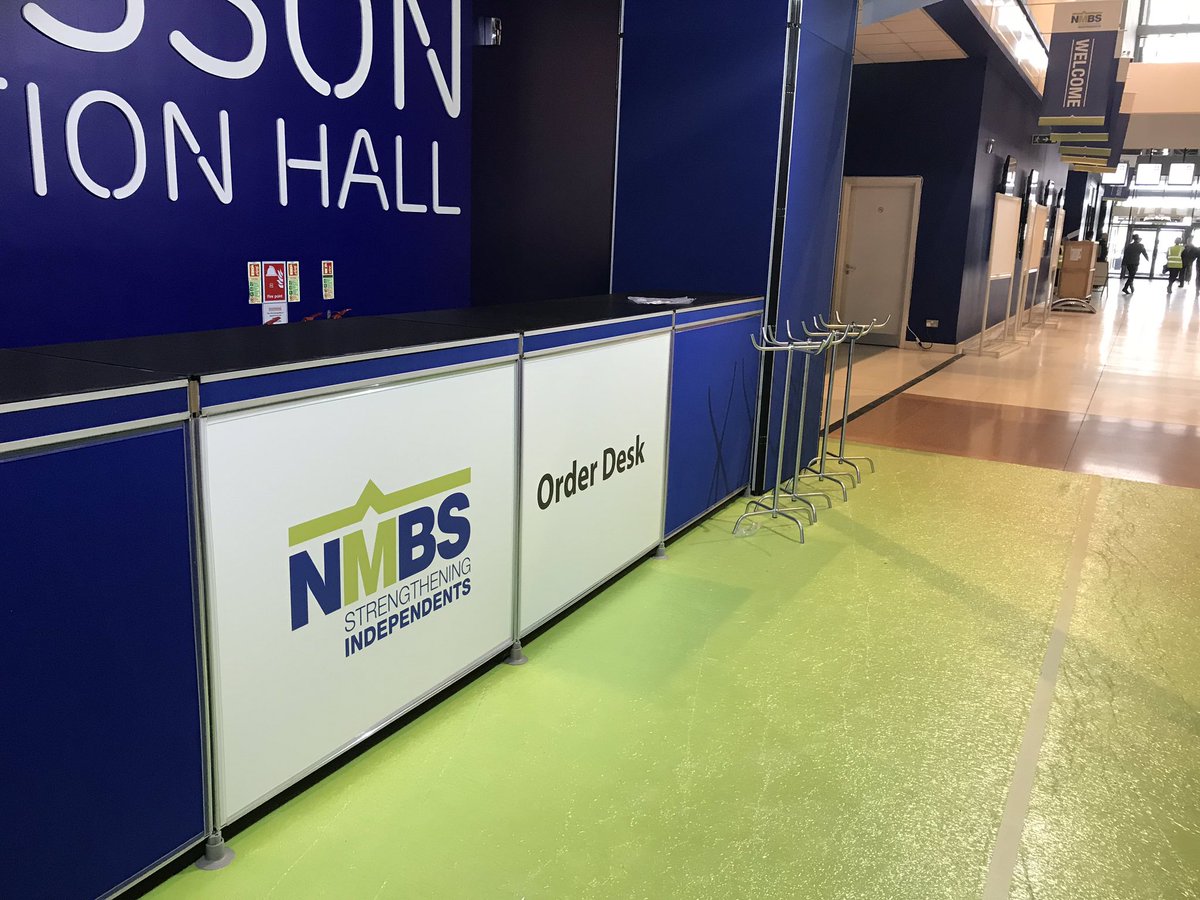 NationalMerch's tweet image. It’s all coming together on #buildup day at the @RicohArena! The stands are going in and it’s a hive of activity as we build the biggest #NMBSExhibition yet. We can’t wait to see everyone at 8:45am tomorrow for what’s going to be a great day.