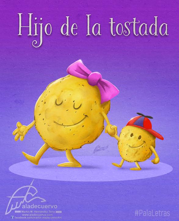 aladecuervo's tweet photo. "Hijo de la tostada" en "PalaLetras" hoy. Tengan un excelente dñia mis estimados amigos!! #AlaDeCuervoIlustracion #PalaLetras #HumorGrafico #HijoDeLaTostada https://t.co/3uRDRE8tQn https://t.co/DOzxoaCsBd