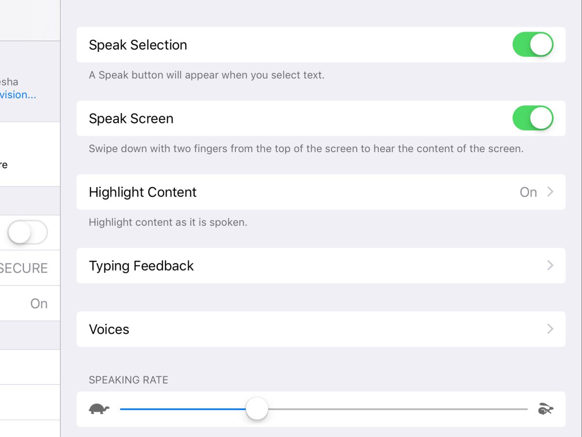 21stSAIL's tweet photo. iOS #accessibility Speak Screen and Speak Selection let us read by ourselves. https://t.co/FUcD30ddXa