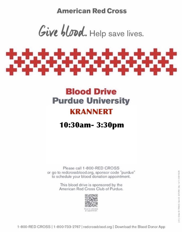 WE NEED DONORS! SAVE A LIFE BY DONATING TODAY @ KRANNERT♥️
