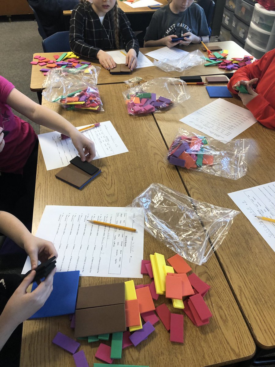 MrsEndicott3rd's tweet photo. Thanks @KyCenterforMath for having a fractions PLC! These math manipulatives are such a help today when exploring equivalent fractions! @PinerPrincipal https://t.co/aJ3DPS3K4S