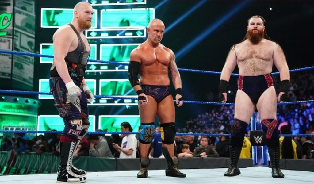 Samu94Paige's tweet photo. We want @TheEricYoung @KillianDain @TheWWEWolfe tonight on #SDLive! #WeWantSAnitY #SAnitY #UnitedWePurge #WhereIsSAnitY https://t.co/MaUWQmbOB4