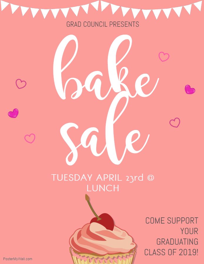 katiekerelluke's tweet photo. Come support your Grad Council. On Tuesday April 16th, with Taco in a Bag for $5.00 + $1.00 for drink! And on Tuesday April 23rd to buy some delicious treats!! 💖 @wpcLRSD https://t.co/2H3HpNQ4bH