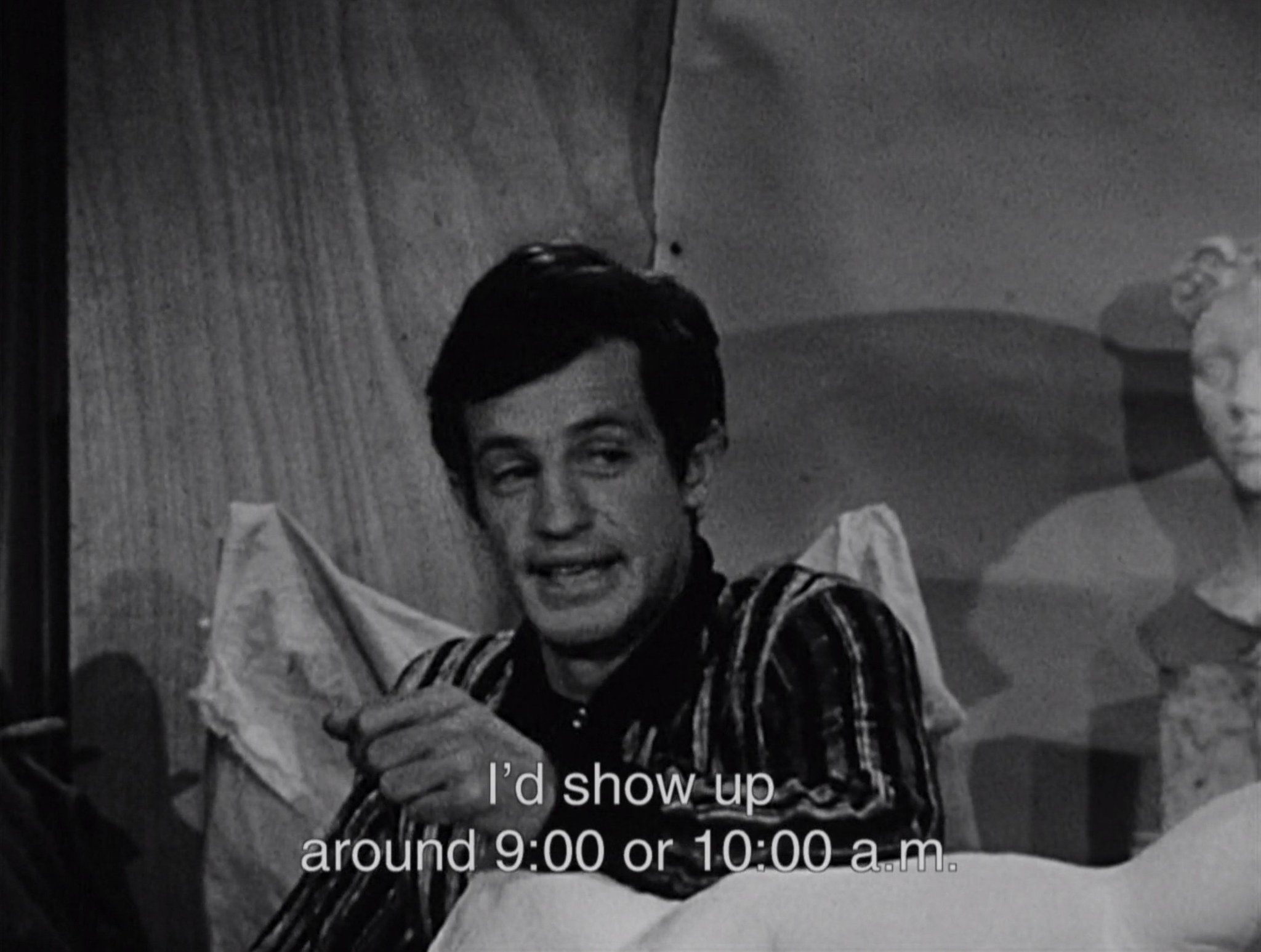 Happy birthday, Jean-Paul Belmondo! Here he is in the early 60s discussing his work with Godard 