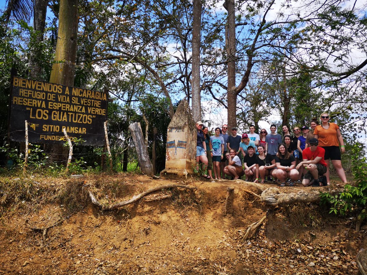 Schoolswwide's tweet photo. Happy faces from the students of Wiltshire College, who have been exploring, finding wildlife and learning in the rainforests of Costa Rica! https://t.co/N2EOjHl7J0