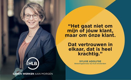 Wil jij net als Sylvie prettig samenwerken met je collega's? Kijk dan op werkenbijhlb.nl #hlb #vacatures #samenwerkenaanmorgen