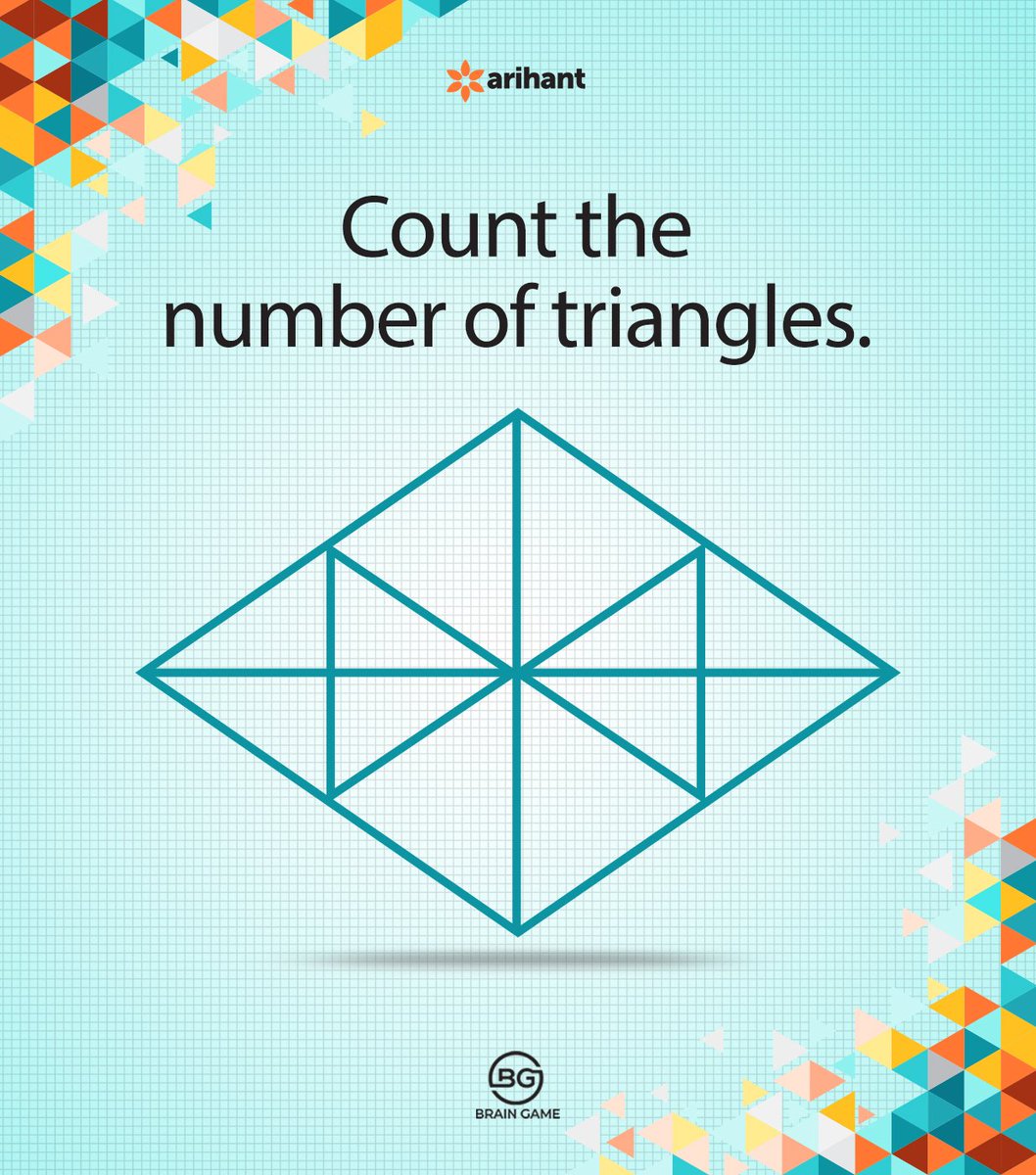 arihantpub's tweet photo. #BrainGame #FunTime #PracticeAndPlay
Count the Number of Triangles. https://t.co/vfexePnnKD