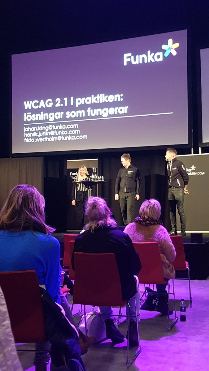 StaleKjone's tweet photo. Funka deler tips og konkrete løsningsforslag for oss som ønsker å følge de såkalte minimumskravene i EUs Webdirektiv, som sannsynligvis innføres i norsk lov 1. juli 2019. Kravene i direktivet bygger på de nye suksesskriteriene i WCAG 2.1. #Funka2019 #nav #uu #a11y #wcag21 https://t.co/xqsFDah8VL
