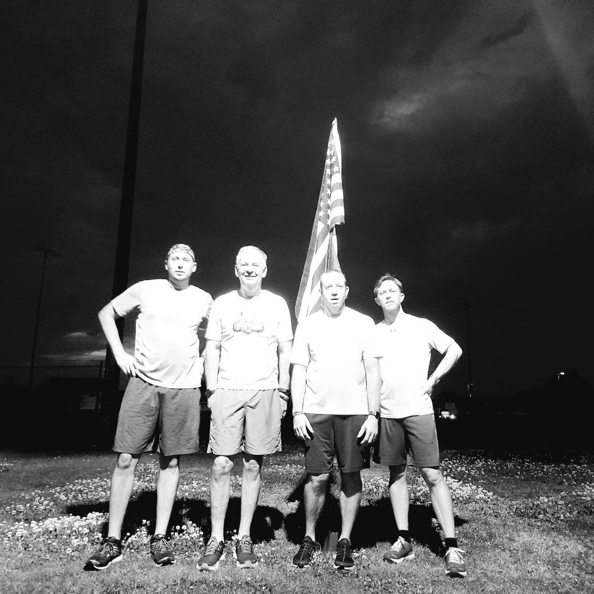 These 4 <a href="/F3ENC/">F3ENC Crossbones</a> studs didnt let the threat of rain keep them from spiraling out of control @ #TheSandlot #WintervilleRunClub