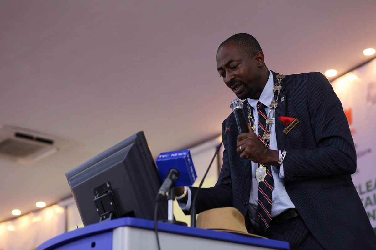 _theNEF's tweet photo. Engr.  John Funso-Adebayo,  NIEE National Chiarman - In Africa we lack engagement between innovators and the public. This is affecting the implementation and usage of these technologies/innovations.
#NEF2019 #NEF2019_Live #NIEEE https://t.co/ZZEHN7pEFg