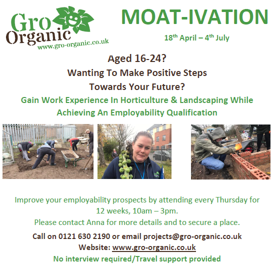EdibleSolihull's tweet photo. We love this new #employability project launching in #HobsMoat #Solihull please share. Young people learning new skills and growing food to support the local community. https://t.co/OhtIz36jlv