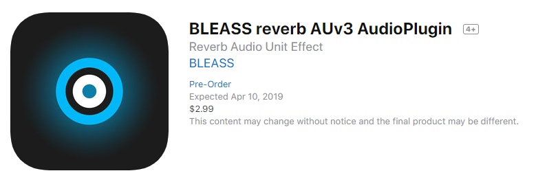BLEASSapps's tweet photo. the brand new BLEASS reverb is now available for preorder !
⬇️⬇️⬇️
https://t.co/xFSMr8eQqL
preorder special price : 2,99$ until april the 10th.
then 3,99$ after the release!
#reverb #musicapps #auv3 #sounddesign #musicproducer #beatmaking #fxapp #musicapp https://t.co/FWVWcgPFTz