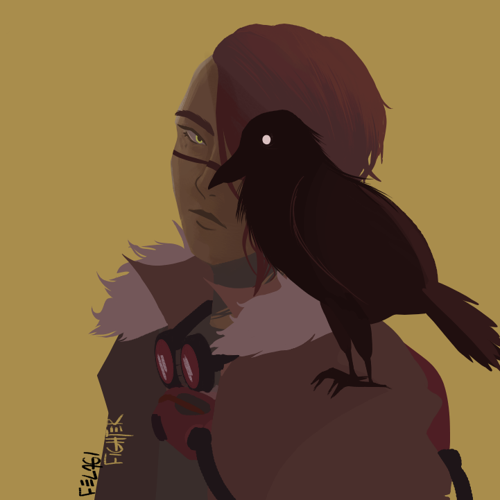 Felagi_Fighter's tweet photo. myself in bloodhounds clothes or a bloodhound face headcanon??? the choice is yours

#felagifighter #apexlegends #bloodhound #bloth #respawngames #enby #digitalart https://t.co/j40qPEchTl