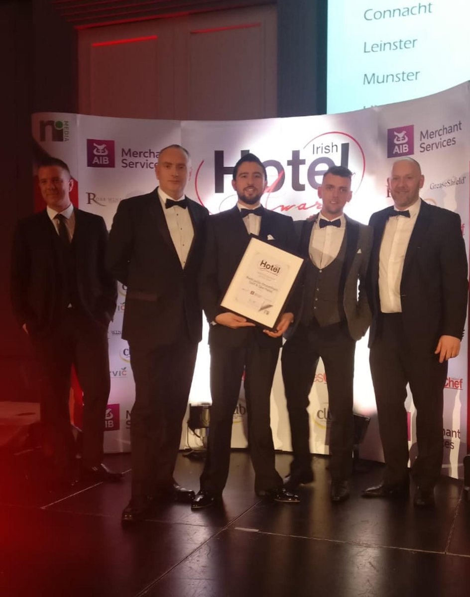 Delighted to have won Best Golf Hotel of the Year 2019, Best Hotel Restaurant of the Year Ulster &amp; Best Hotel Restaurant of the Year Overall Ireland Winner at the #IrishHotelAwards2019! Well done, everyone! 😃