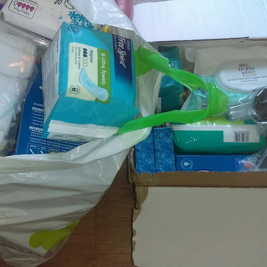 RedHolyhead's tweet image. I've just popped in to see Claire and emptied the collection box.  Everyone has been so generous, thank you so much.  I've taken what I could carry and there is still probably another bag full left in there.

Cathie
#RedBoxProject #Anglesey #KindnessMatters