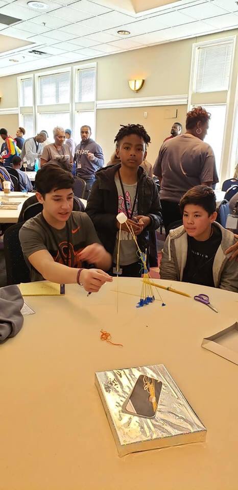 KenyattaPRucker's tweet image. Spaghetti and Marshmallow Challenge... thinking, doing, prototyping and iteration. It encourages the design mindset and supports basic engineering principles. A great STEM Challenge!  @ Towson, Maryland #TasteofTechnology #STEMChallenge