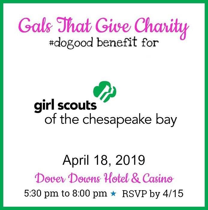 Less than a week left to get your tickets for our next event!! Come #DoGood for Girl Scouts of the Chesapeake Bay at bit.ly/GalsGirlScouts… #netde #gals4charity