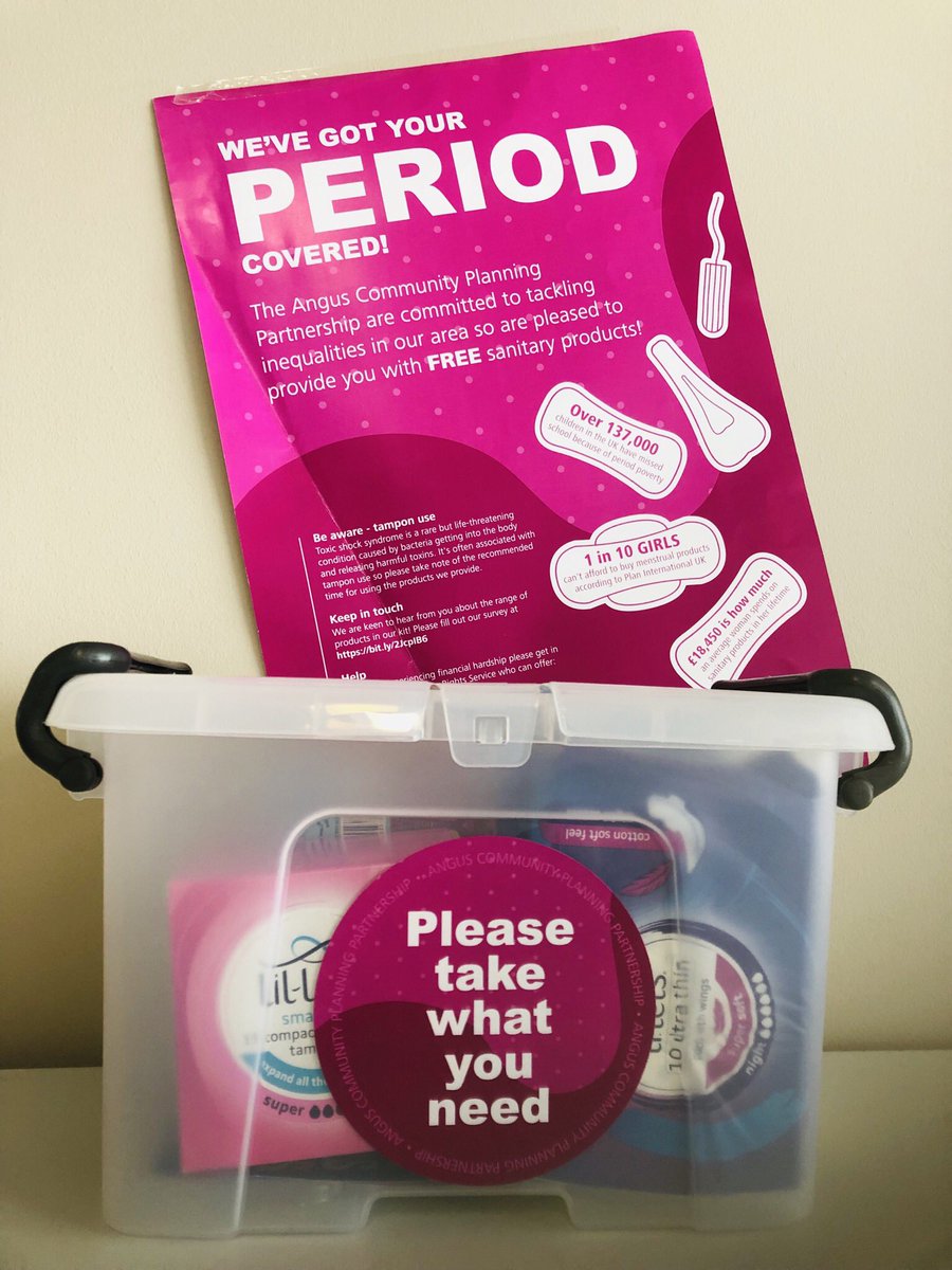 Coming to an #Angus toilet near you next week! #PeriodPoverty @PeriodPovertyUK @periodpoverty_ @periodpoverty8