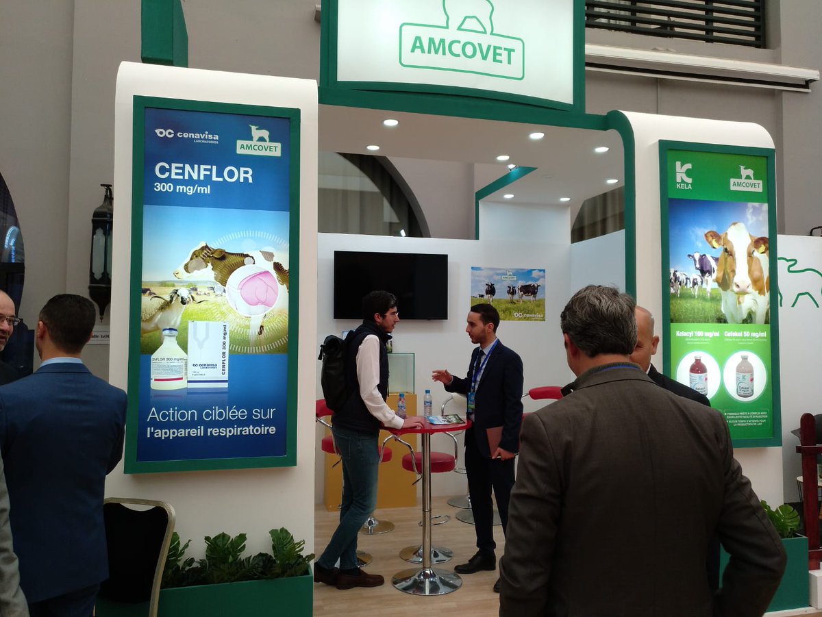 CenavisaSL's tweet photo. Last weekend we assisted to 3ème Congrès of Groupement Téchnique Veterinaire du Maroc (GTVM) in Marrakech.
It was a very nice and grateful experience!
#Morocco #GTVM #veterinary #pharmaceutical https://t.co/VpXGNne84m