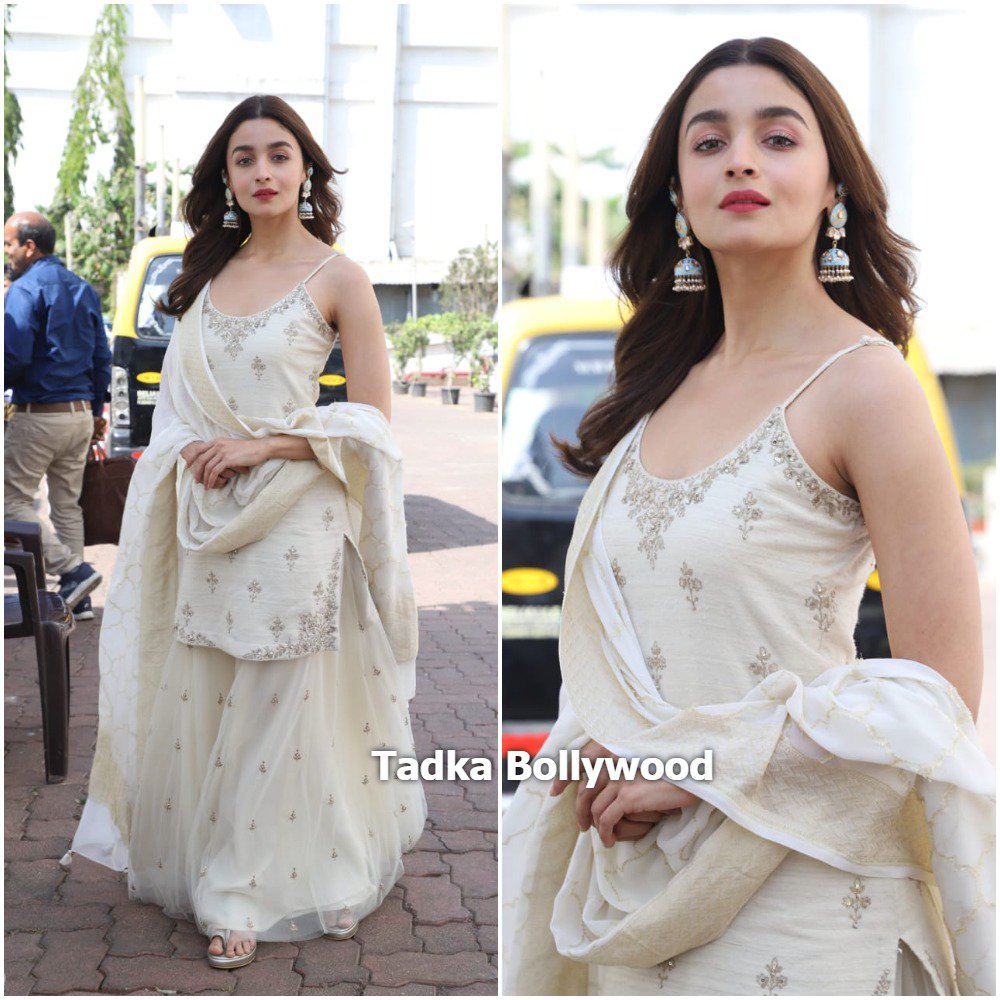 alia bhatt white anarkali suit