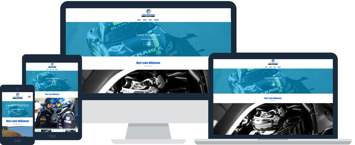 GOF_online's tweet photo. We are very excited to share our latest website launch which we created for Scottish Racing Driver Lewis Williamson! @lewis__17 it was a pleasure putting this together for you. 

Check it out here 👉 https://t.co/S0PwspGoXp 👈

#SMEUK #Webdesign #ourwork #smallbusiness #digital https://t.co/vrMXMW3WrB