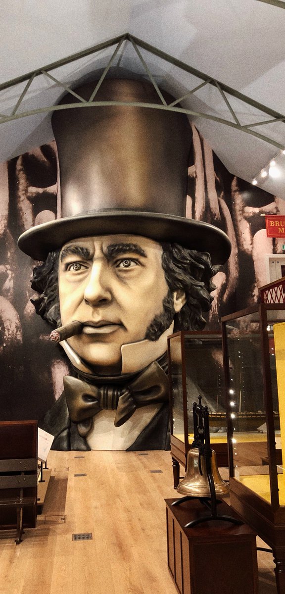 HeritageFundCYM's tweet photo. Ar y dydd hwn yn 1806, ganwyd #IsambardKingdomBrunel! Buom yn ddigon ffodus i ymweld â'r @SSGreatBritain sydd wedi derbyn arian gan chwaraewyr y Loteri Genedlaethol ar ymweliad tîm rhai wythnosau yn ôl. #Bryste #Treftadaeth https://t.co/A6XDCghr3a