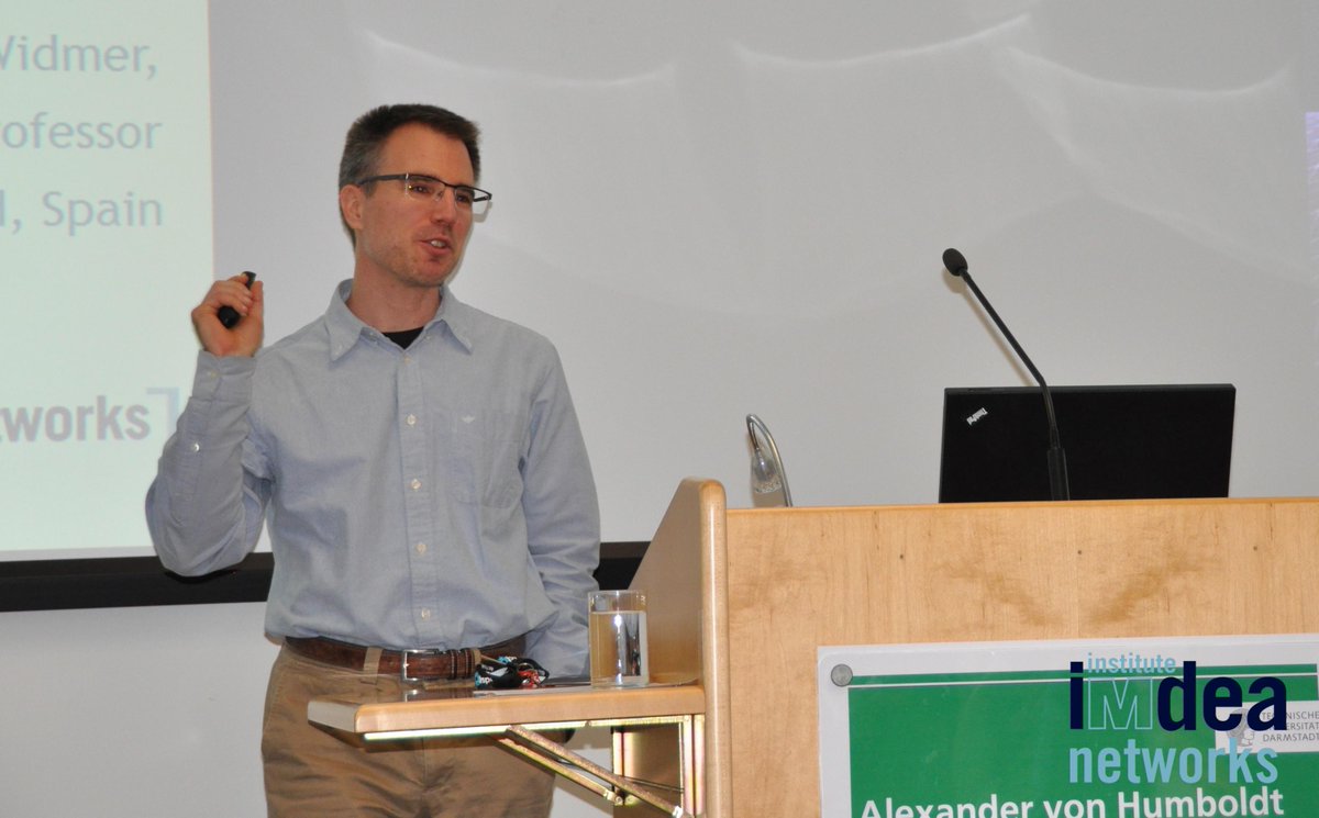 IMDEA_Networks's tweet image. #EVENT Joerg Widmer, Research Professor at @IMDEA_Networks, will give a #Lecture on “Challenges in Designing Future High Speed #Wireless #Networks” at the Humboldt Colloquium celebrated this year in Madrid from 11th to April 13th. For more information: bit.ly/2WYhsHg