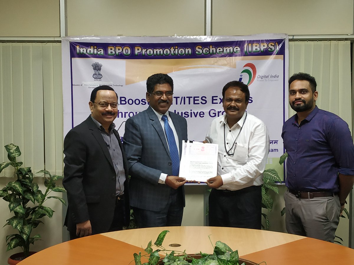 STPIVizag's tweet photo. M/s. SynchroServe Global Solutions Private Limited, signed MSA for India #BPO Promotion Scheme #IBPS @STPIVizag for setting up of 108 seat at Visakhapatnam, Andhra Pradesh &amp; Creating new jobs  @GoI_MeitY  @SecretaryMEITY @Omkar_Raii @stpiindia #STPIINDIA https://t.co/oKL16ILlEZ