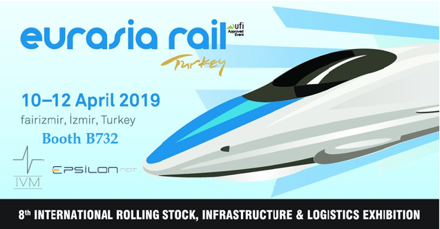 Ivm_tech's tweet photo. #Izmir, we're coming ! 
Don't miss #IVM &amp; #POWERVE at @EurasiaRail: 10-12 April 
Hall B | Stand 732 with our local representative @EpsilonNDT  
#railway #wheelforce #equipment #technology #marketing #innovation #testing #en156542 #measuring #eurasiarail2019 #exhibition https://t.co/nwrg8izXyO