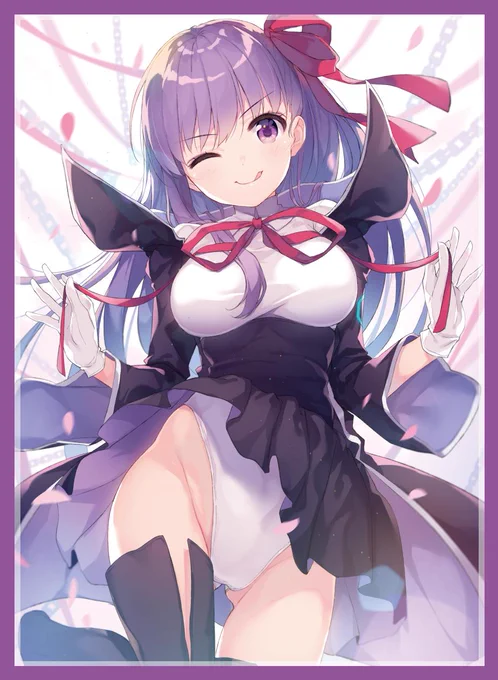 コミ1新作発表その3
「BB」スリーブ&プレイマットです!
イラストレーターは、にじはしそら様(@sola_no_crayon)です!
スリーブは枠が光る仕様になっております! 