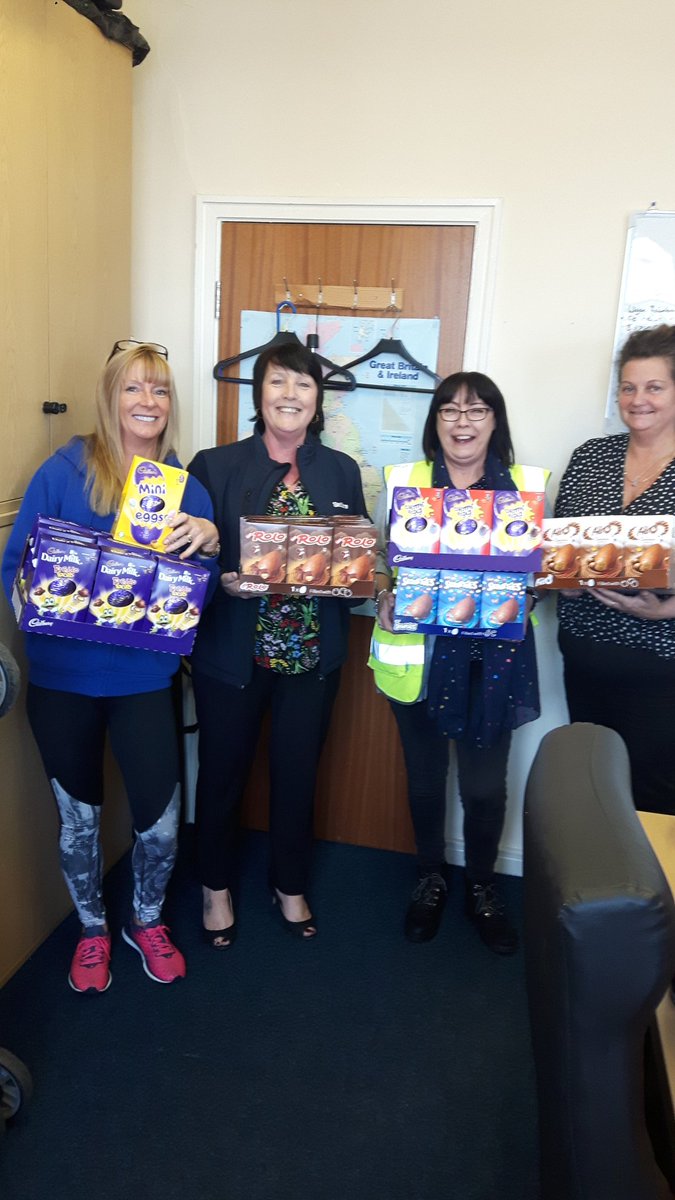 Thanks to the site team from Park Road Wigan for the donation of Easter Eggs to Blessings in  Disguise <a href="/BlessingBID/">Blessing in Disguise</a> <a href="/seddonltd/">Seddonltd</a> <a href="/robheaton82/">Rob Heaton</a>