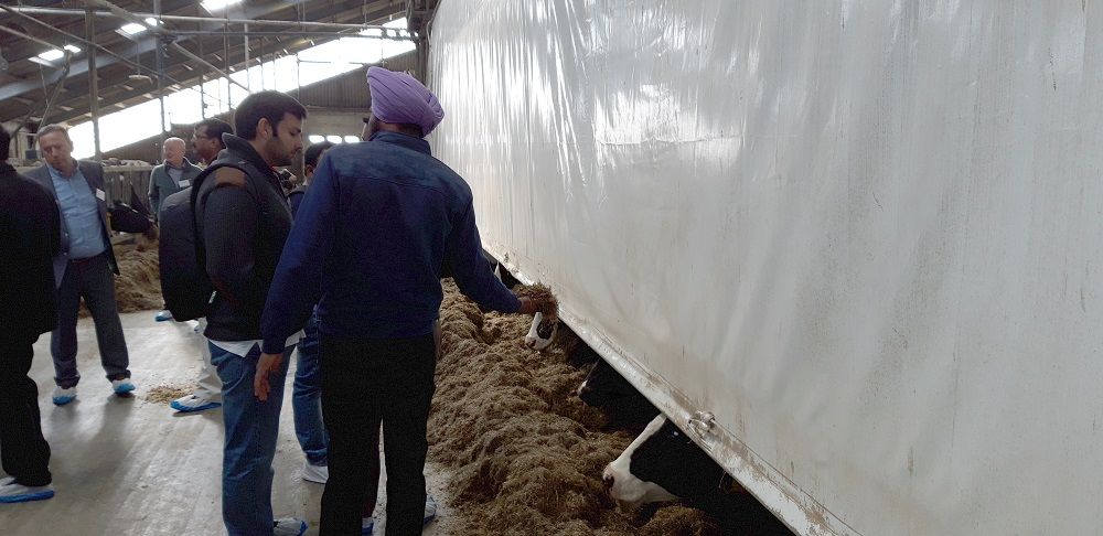 Vandaag  heeft een delegatie uit India een bezoek gebracht aan <a href="/DairyCampus/">Dairy Campus</a>. Samen met leden van @DutchDairyCentre  wisselen ze kennis uit en brachten ze en bezoek aan de stallen. Partners for International Business #PIB  #netwerken <a href="/wur/">Wageningen U&R</a> @VHL_University <a href="/minlnv/">Minlvvn</a> <a href="/MinBZ/">Ministerie van Buitenlandse Zaken</a>
