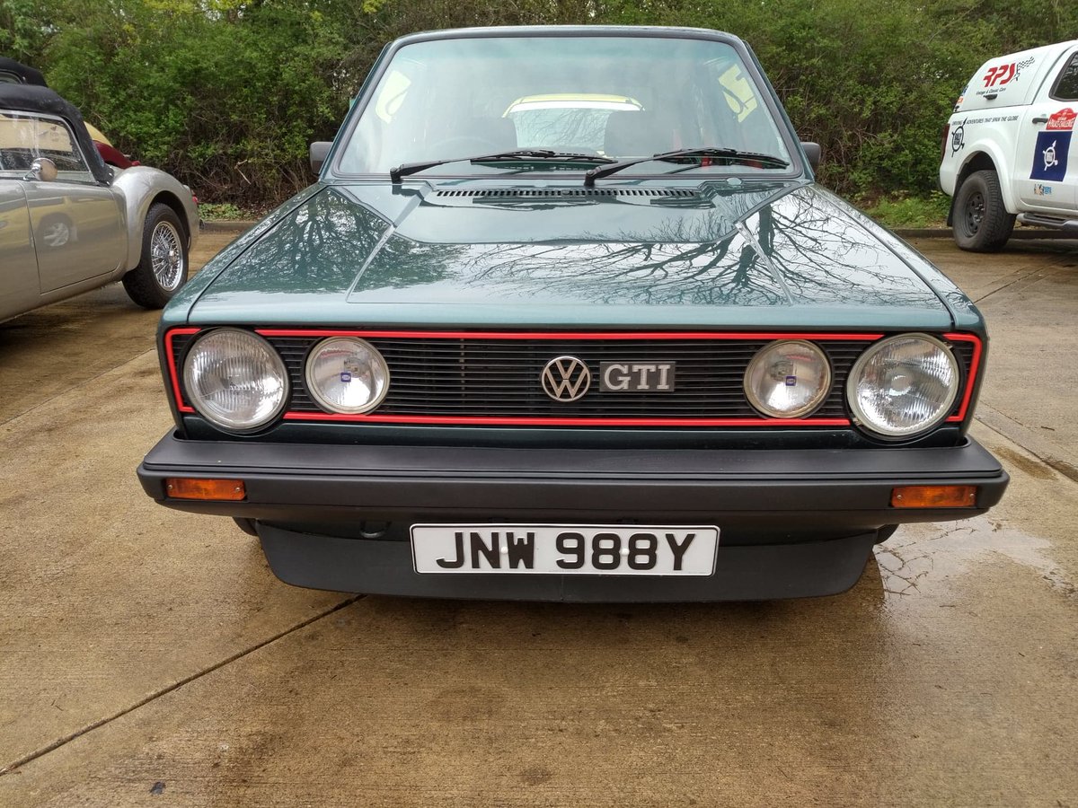 Got this 1983 #Volkswagen MK1 #GTi in the workshop for a health check and a few jobs by #TeamRPS #TuneUpTuesday