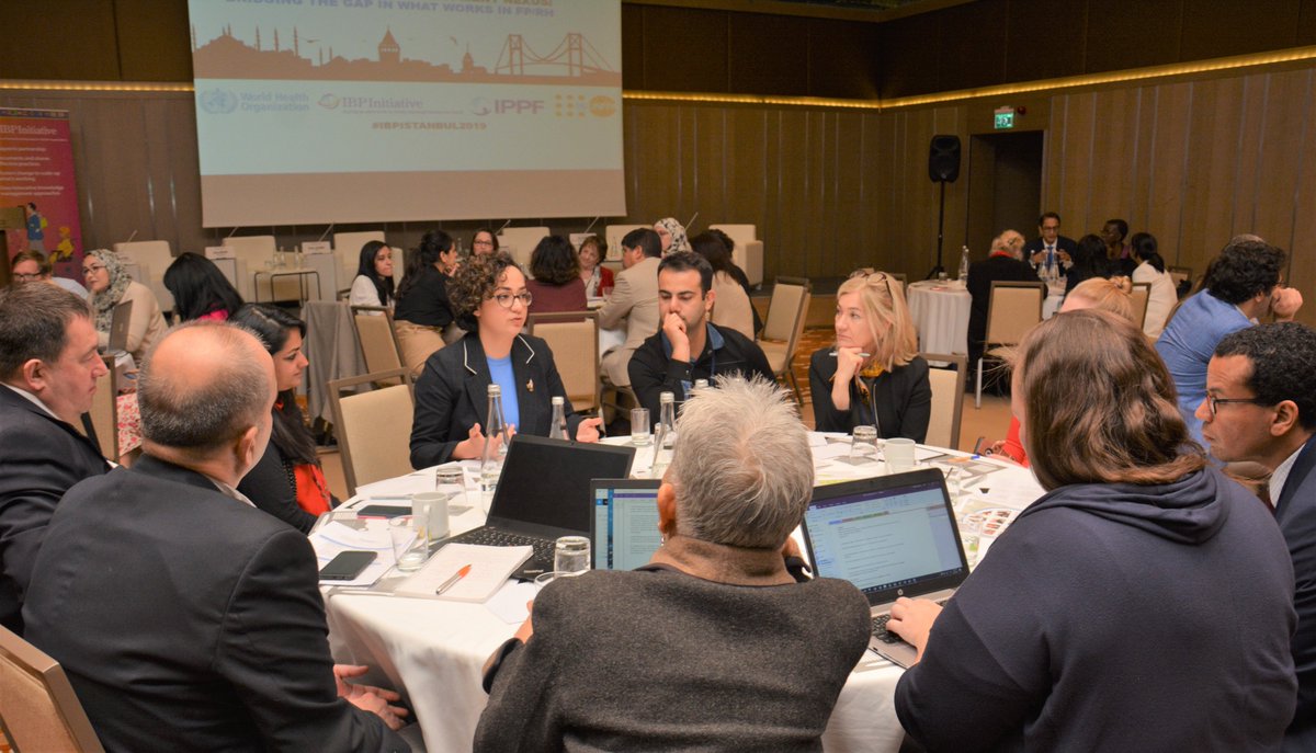unfpaeecaro's tweet photo. New ways of bridging gaps between #humanitarian & #development responses and delivering comprehensive & inclusive #SRH services to people affected by crises discussed today at #IBPIstanbul2019 partners meeting #ICPD25 #GlobalGoals https://t.co/VyitQXUGmW