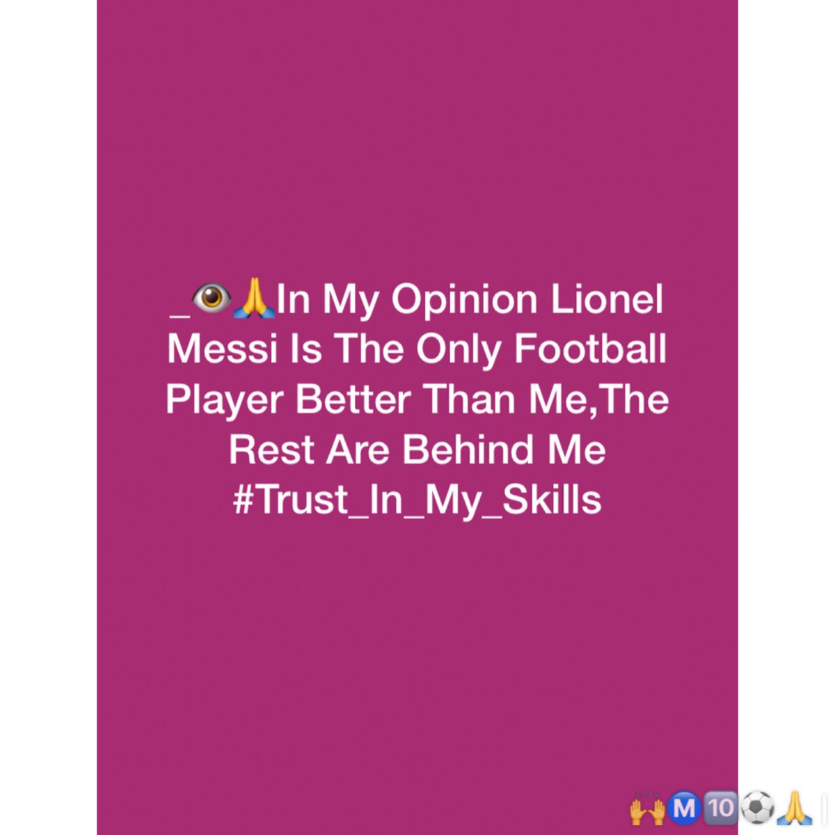 TenMaestro's tweet photo. _Believe In My Self #GodOnly https://t.co/owXtWYsiu5