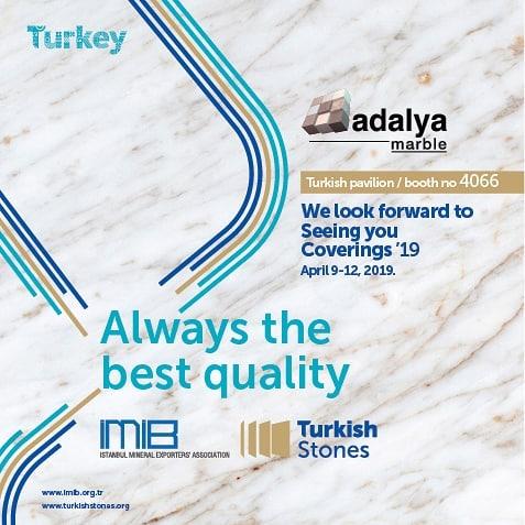 AdalyaMarble's tweet photo. We are @coveringsshow at booth 4066. #AdalyaMarble #Marble #Limestone #Stone #NaturalStone #TurkishStones #Design #Architecture #Quarry #Blocks #Slabs #Tiles #Mosaics #Mermer #Doğaltaş #Tasarım #Mimari #Marmor #NaturStein #Design #Architektur #Marbre #Pi… https://t.co/3EWAM2evKa https://t.co/BmBW5kkbup