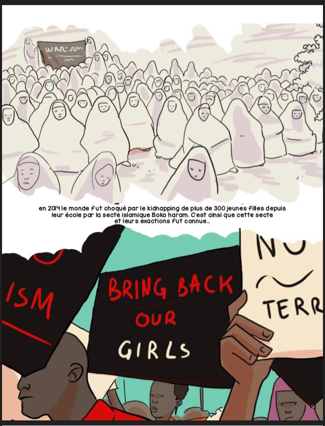 Ledawa's tweet photo. Découvrez la BD sur les circuits et les influences néfastes des actes de Boko Haram gratuitement sur ce lien : https://t.co/EoQYjIrFPd   BD réalisé par Félix Fokoua et l’association Rester et Reussir
#RT #BD237 https://t.co/g9NgE9rHxU