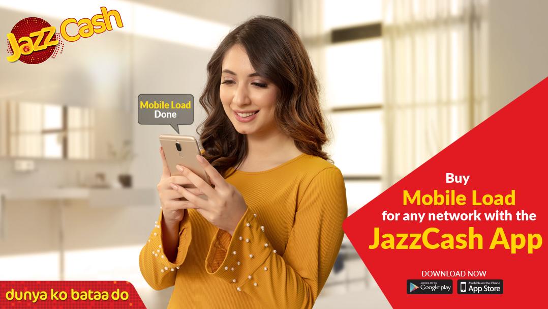 JazzCash's tweet image. Why worry about low balance when purchasing mobile load is just a tap away? Download #JazzCash App now and buy #mobileload for any network: onelink.to/JazzCash

For more details: bit.ly/2ULRIAf