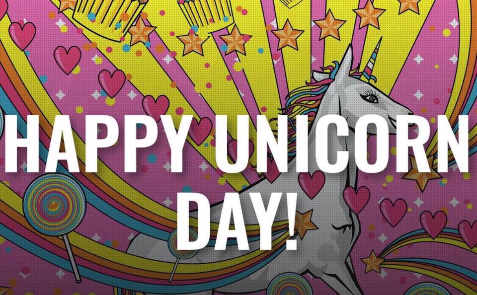 Happy unicorn day! 🦄🦄🦄