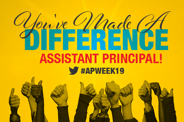YCSD's tweet photo. #YCSDStudents, don't forget to thank your school APs during National Assistant Principals Week, April 8–12! @NASSP @NAESP https://t.co/8DY9jrNzuW