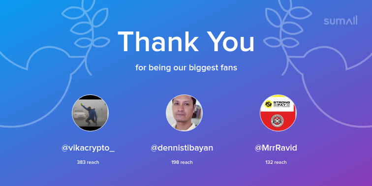 VDRBlockchain's tweet photo. Our biggest fans this week: @vikacrypto_, @dennistibayan, @MrrRavid. Thank you! via https://t.co/xC3UstcSaM https://t.co/Vv3sq2koAO