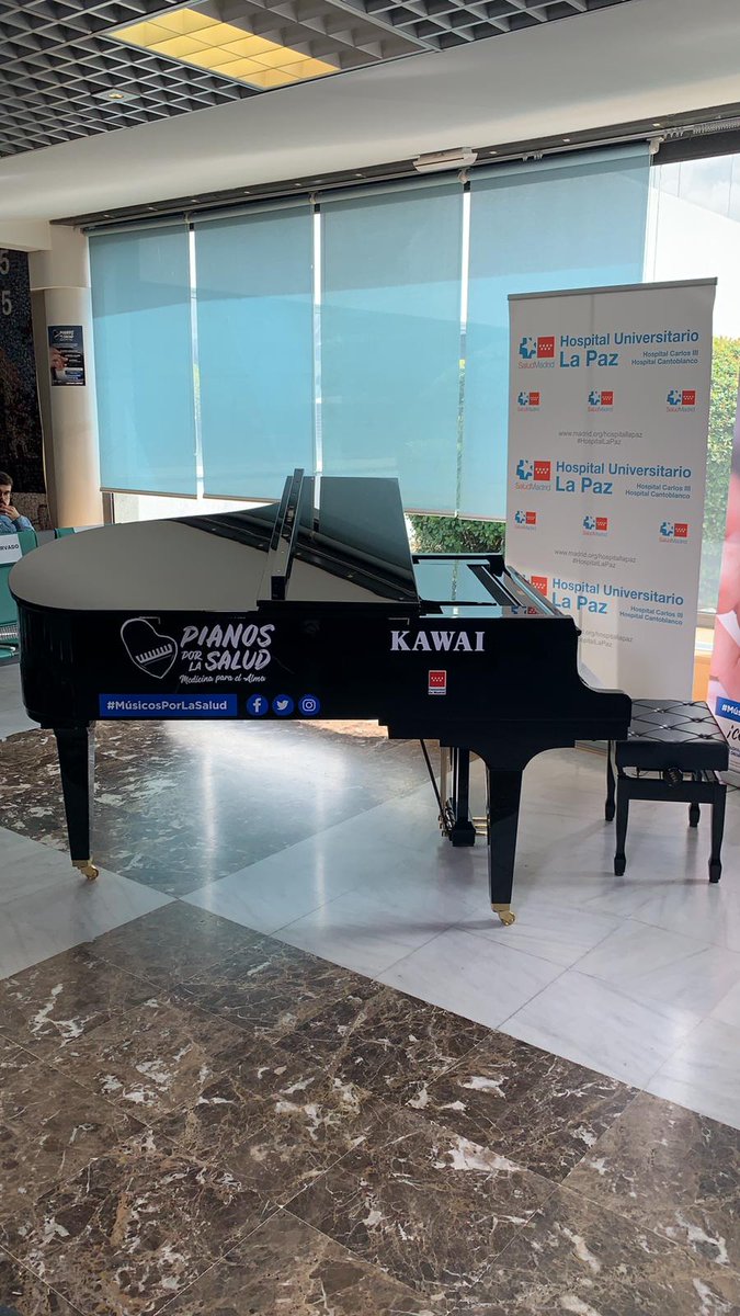 Salud Madrid (@saludmadrid) on Twitter photo 🏥🎼 No te pierdas los microconciertos de piano en el vestíbulo del Materno-infantil del #HospitalLaPaz, de lunes a viernes, a partir de las 11 horas.
Gracias a <a href="/Mporlasalud/">Músicos por la Salud</a> y Pianos Kawaii por su colaboración en hacer más llevadera la estancia de los pacientes y visitantes. 🏥🎼 No te pierdas los microconciertos de piano en el vestíbulo del Materno-infantil del #HospitalLaPaz, de lunes a viernes, a partir de las 11 horas.
Gracias a <a href="/Mporlasalud/">Músicos por la Salud</a> y Pianos Kawaii por su colaboración en hacer más llevadera la estancia de los pacientes y visitantes.