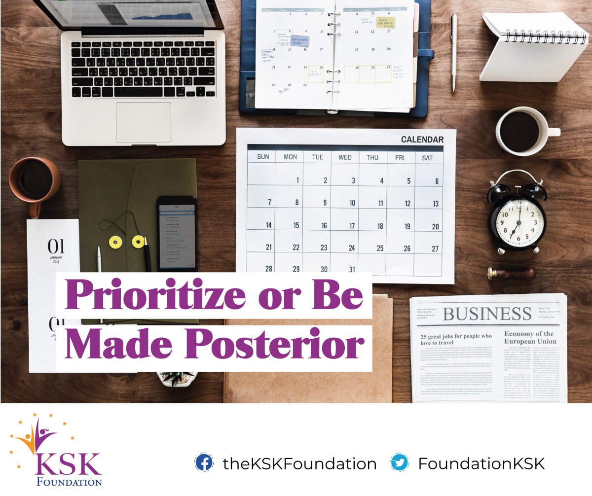 FoundationKsk's tweet photo. There are many effective time management strategies and tactics that allow us seemingly to manipulate the sands of time according to our own will. The main principle is not doing more stuff but doing it better. https://t.co/qFpc0AbUpk