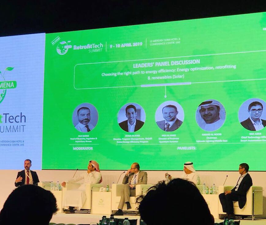 TaqatiOfficial's tweet photo. Shadi Al Kadi, Director at #TAQATI joins panel discussion titled 'Choosing the right path to #energyefficiency: #Energy optimisation, #retrofitting & renewables (#Solar) at the 5th Annual #RetrofitTech #MENA Summit.
#RetofitTech2019 #ESCO #Retrofit
#BuildingRetrofitting https://t.co/AHOud5rLvN