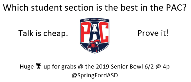PACSeniorBowl's tweet photo. Follow for more info! RT

@vikings_pv @SFRamsFB @OjrFootball @MethactonFball @NorristownAth @BashfootballC @UMVikingsFB @uptribefootball @goldenpantherFB @PGFalconsFB @TrojansofPHS @PhoenixvilleFB https://t.co/R1aCmmo3wr