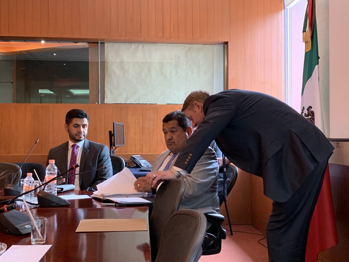 HCCMetroSTL's tweet photo. Great discussion in Mexico City with Ambassador Mario Chacon, Director General for the ministry of foreign affairs  @WTCSTL #STL2MEXICO https://t.co/6ZJQFO4pFO