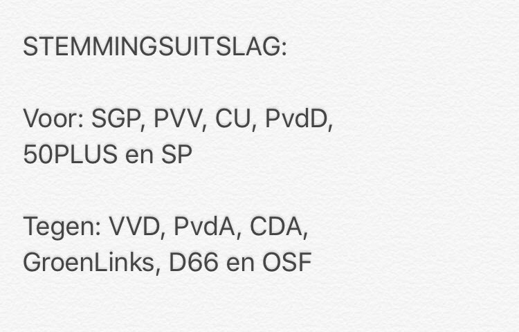 Zojuist heeft de 1e Kamer gestemd over mijn wetsvoorstel dat een hogere drempel wil voor machtsoverdracht aan Brussel. Helaas verworpen. Keuze was: Nederlandse belangen beter beschermen of Europese integratie boven alles. Politici hebben gekozen. De kiezers zijn 23 mei aan zet!